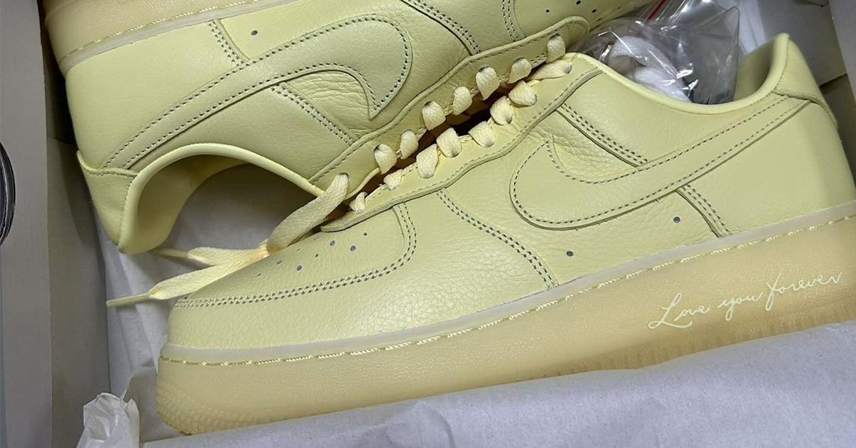 Winter magic in pastel: NOCTA Air Force 1 'Citron Tint' drops in Winter magic in pastel: NOCTA Air Force 1 'Citron Tint' drops in